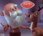 Санта-Клаус с Рудольф